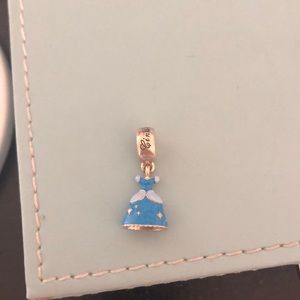 Disney Parks Cinderella Pandora silver charm